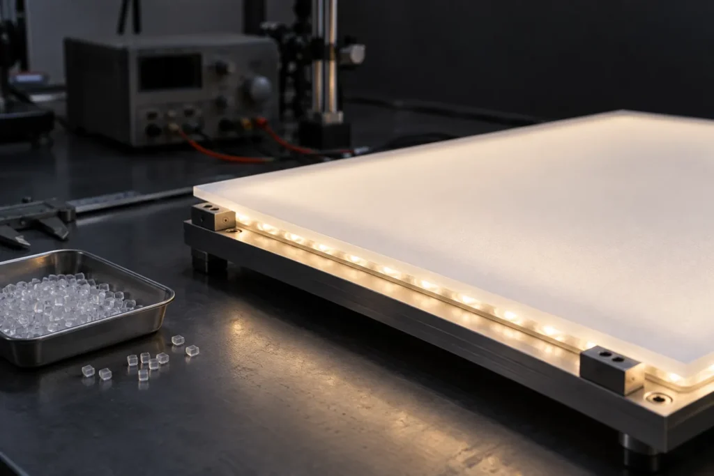 PC Resin for LED Diffusers: How to Specify Haze, Transmittance and UV Stability