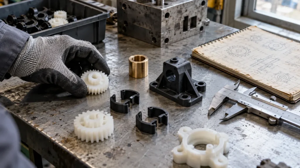 POM vs PA66: Which Engineering Plastic Is Better for Gears, Clips and Wear Parts?